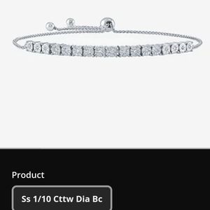 Real Diamonds! 1/10 CT. Bolo Bracelet Genuine Natural Diamonds